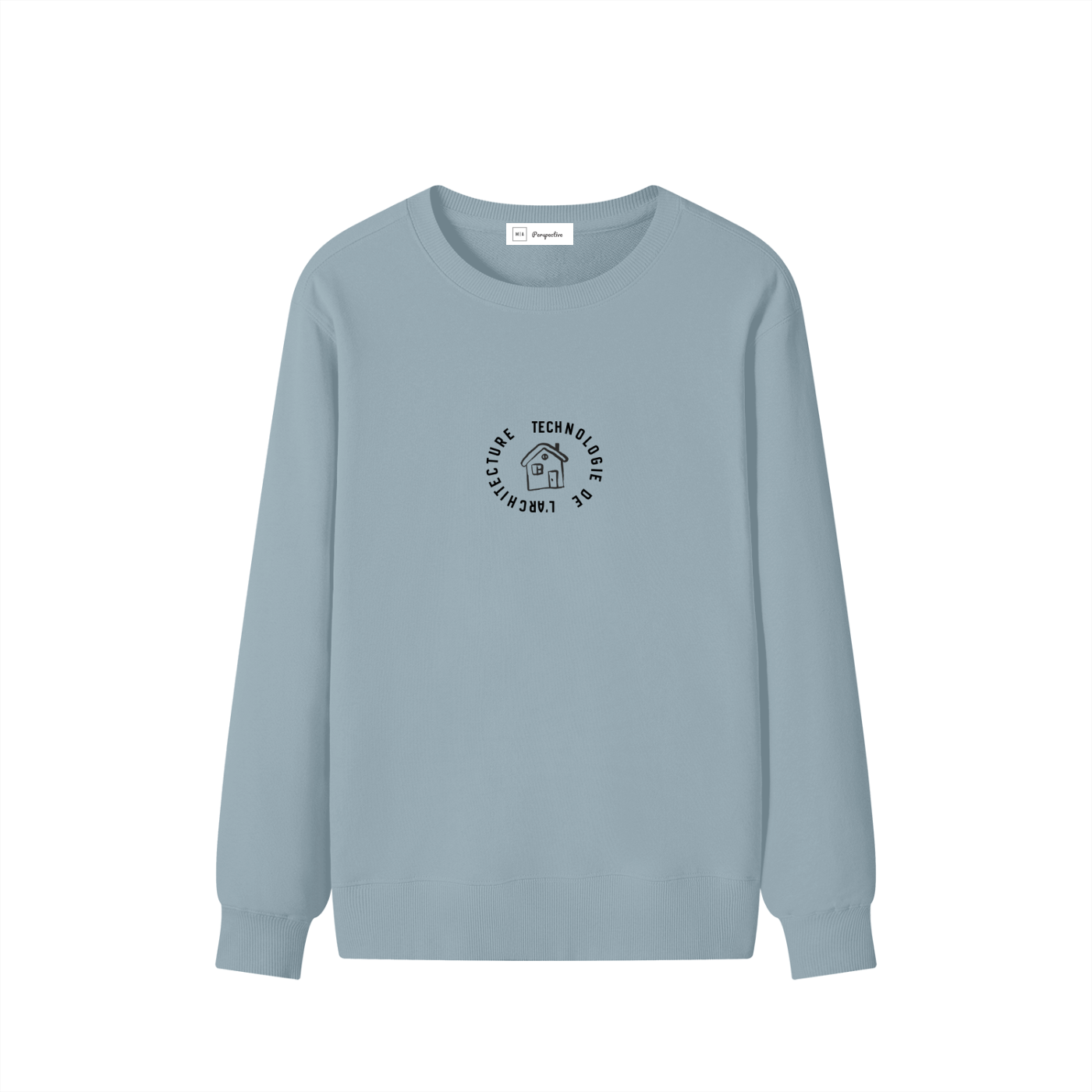 Chandail style Sweat-shirt unisexe en coton - Architecture - Modèle 2