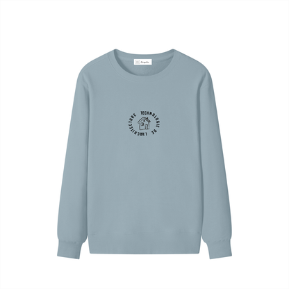 Chandail style Sweat-shirt unisexe en coton - Architecture - Modèle 2