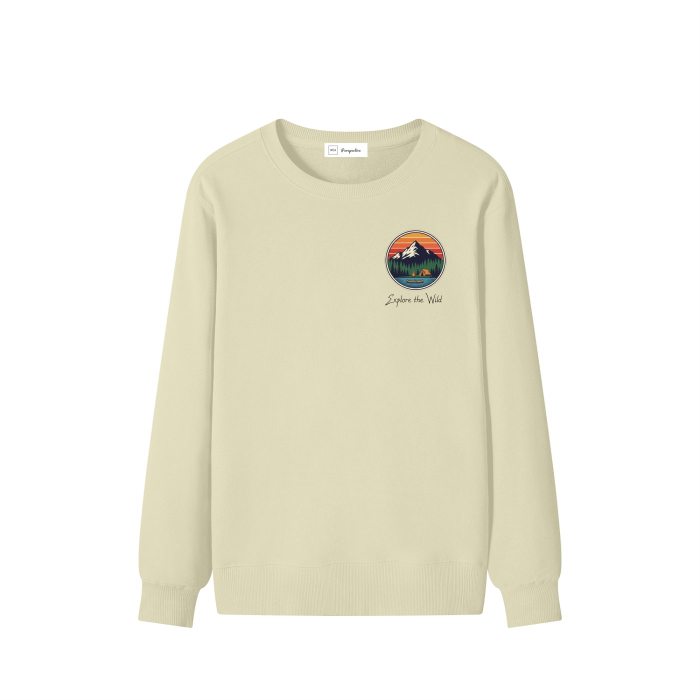 Sweat classique unisexe en coton - Explore the wild