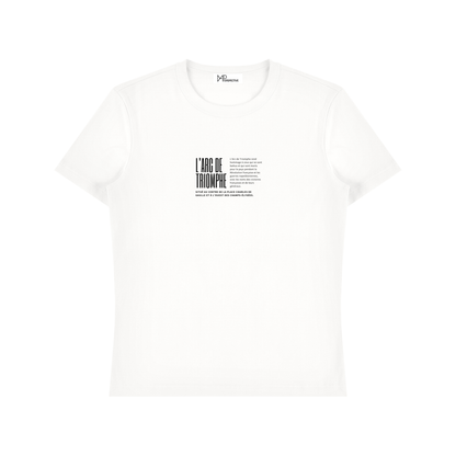 Unisex Heavyweight Cotton T-Shirt - Arc de Triomphe