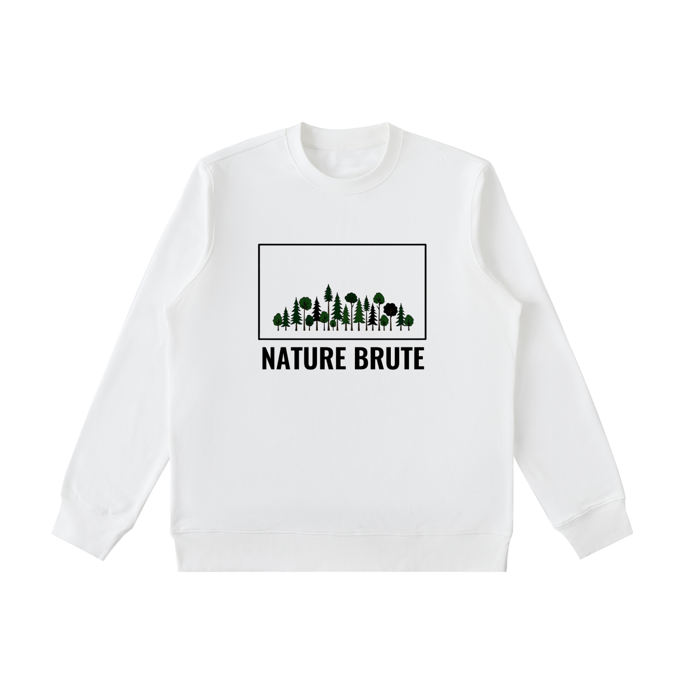 Crewneck essentiel Heavyweight - Nature Brute