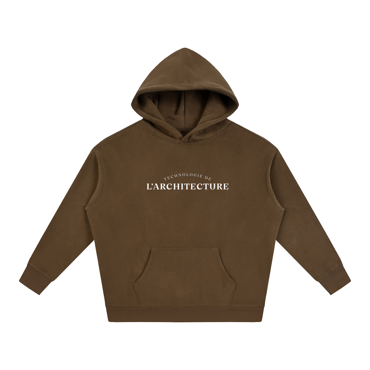 Oversize Fleeced Hoodie - MODÈLE_02