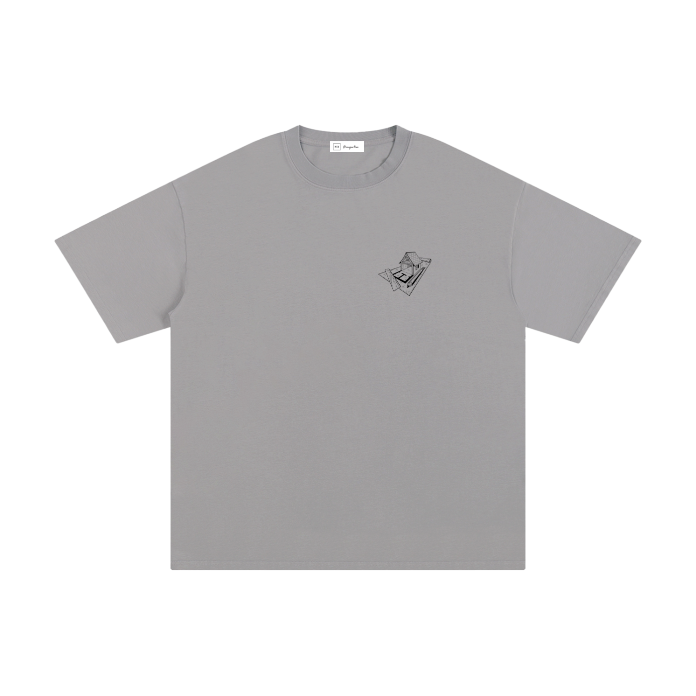 T-shirt unisexe en coton pur - Architecture - Modèle 3
