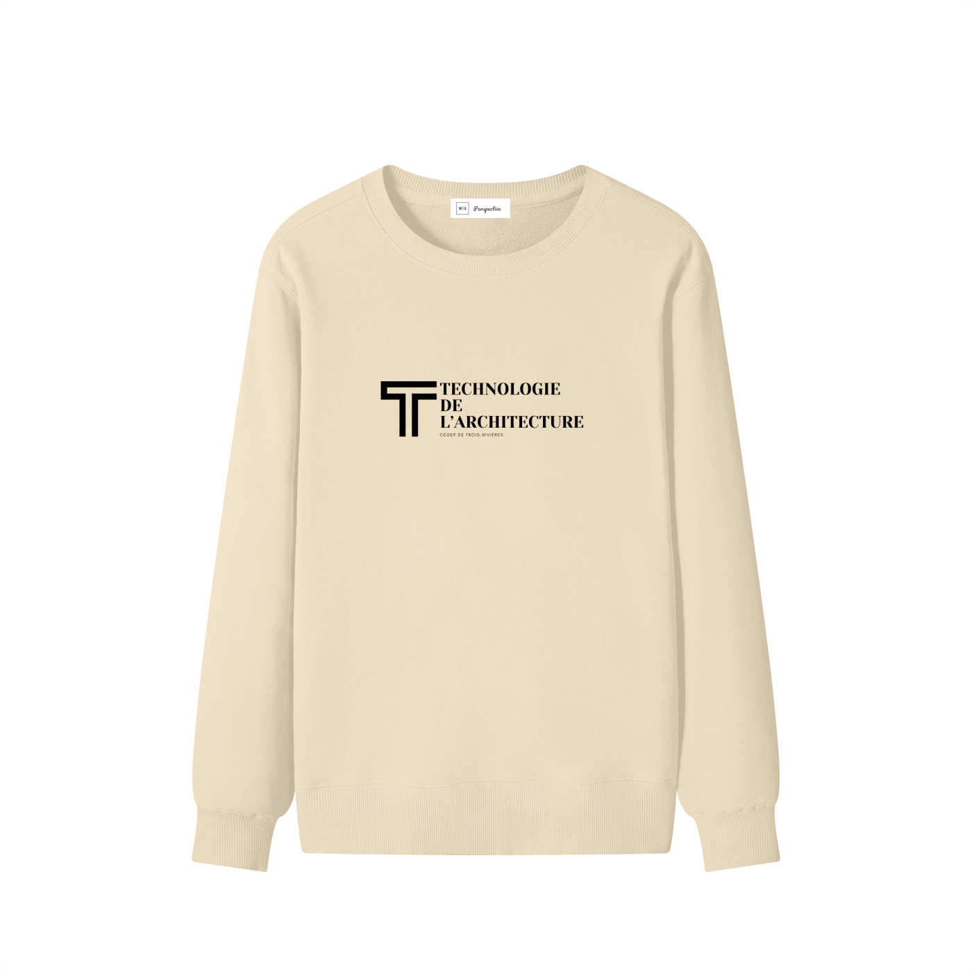 Chandail style Sweat-shirt unisexe en coton - Architecture - Modèle 4