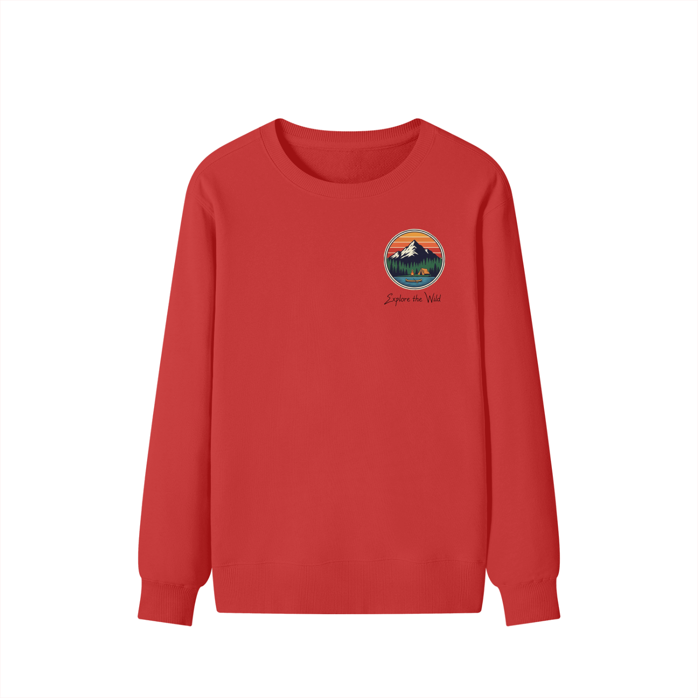 Sweat classique unisexe en coton - Explore the wild