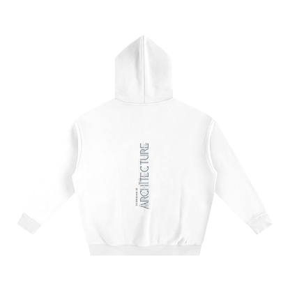 Hoodie oversize en molleton - Architecture - modèle 3
