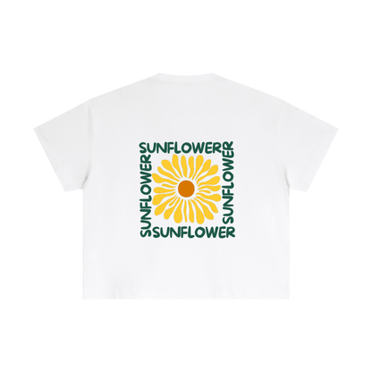 Essential Cotton Boxy T-Shirt - Sunflower