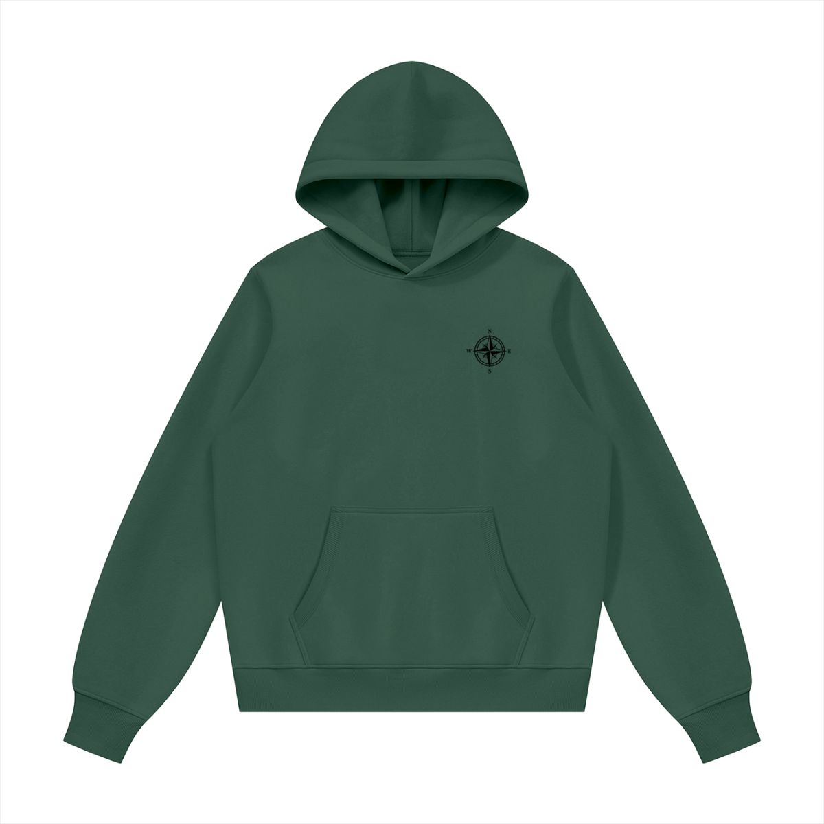 Unisex Fleece Regular Shoulder Hoodie - Monde