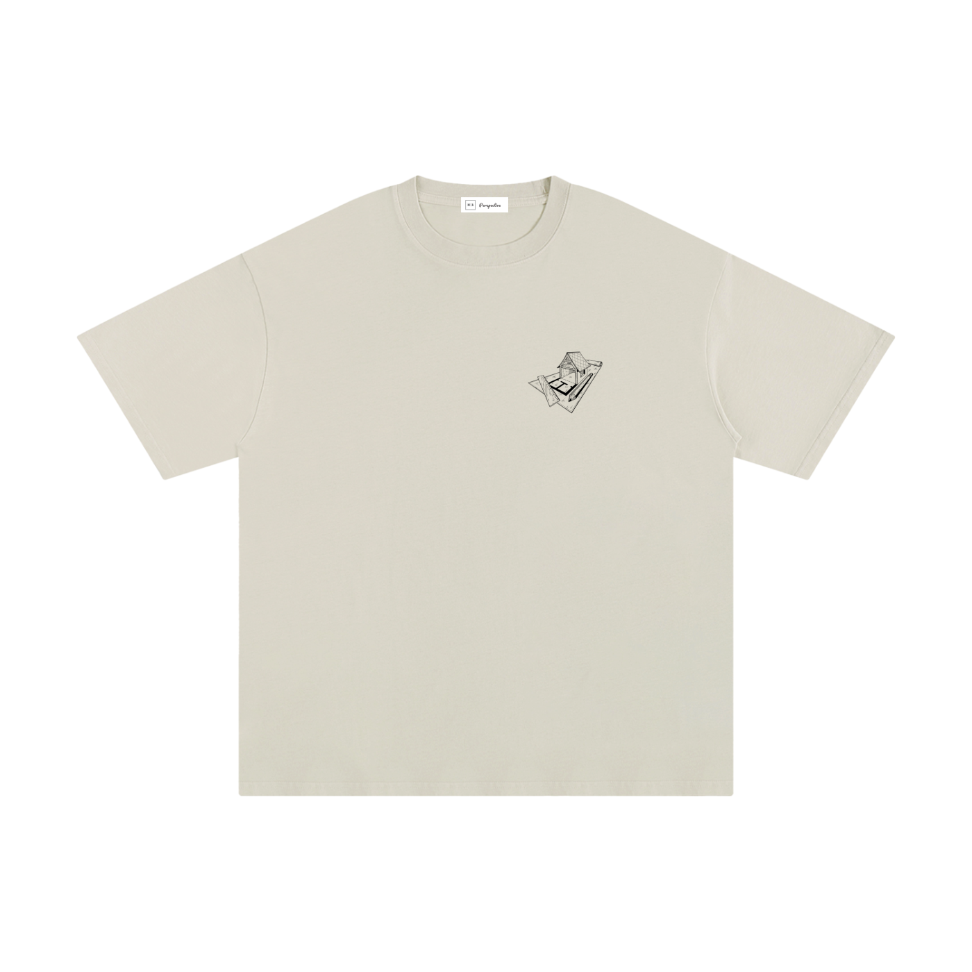 T-shirt unisexe en coton pur - Architecture - Modèle 3