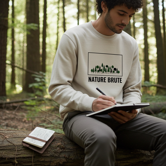 Crewneck essentiel Heavyweight - Nature Brute