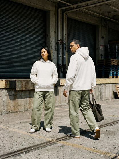 Oversize Fleeced Hoodie - MODÈLE_05