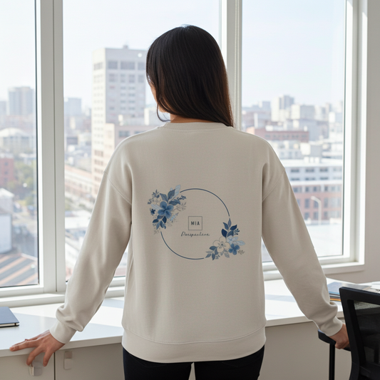 Crewneck essentiel Heavyweight - Perspective Fleurs