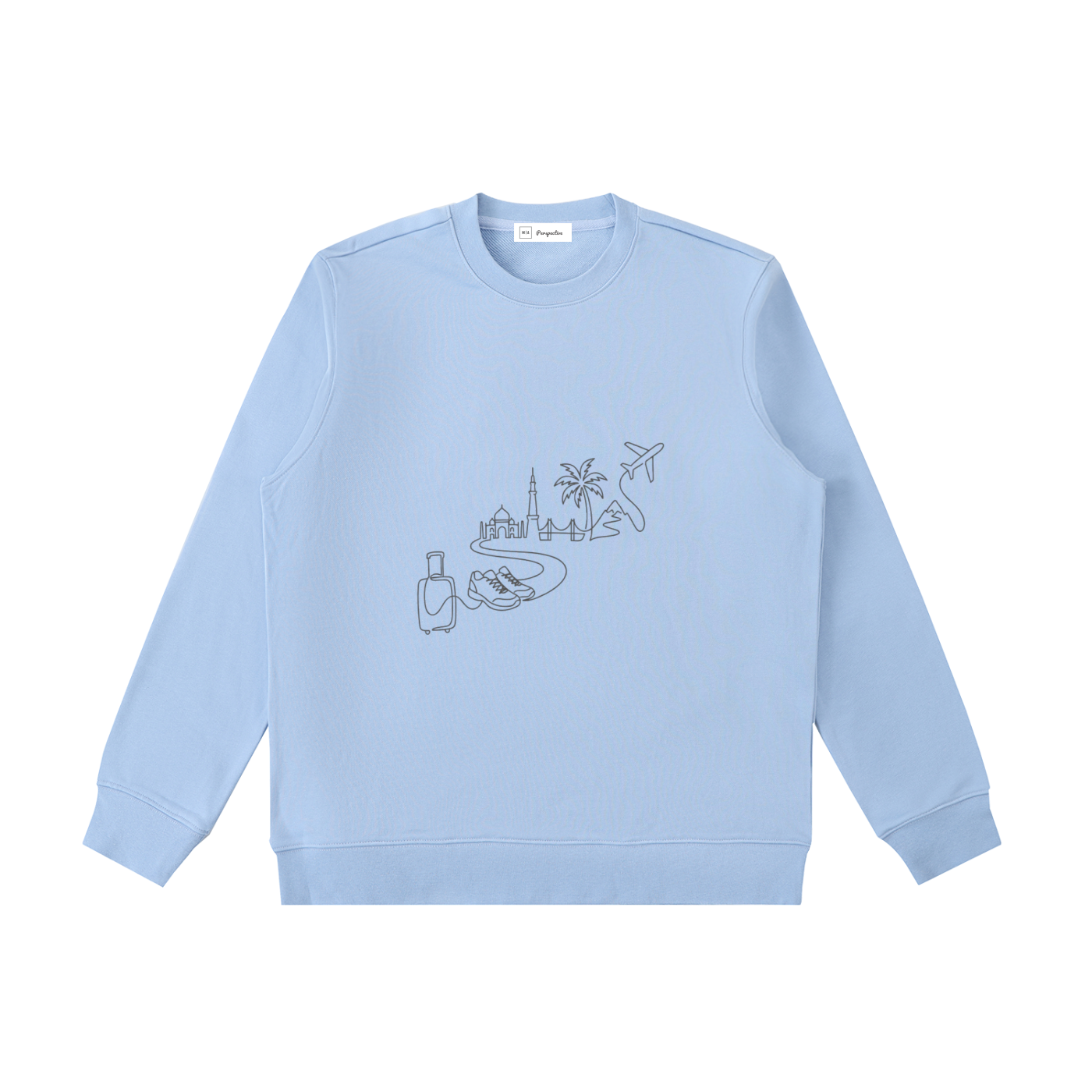 Crewneck essentiel Heavyweight - Voyage