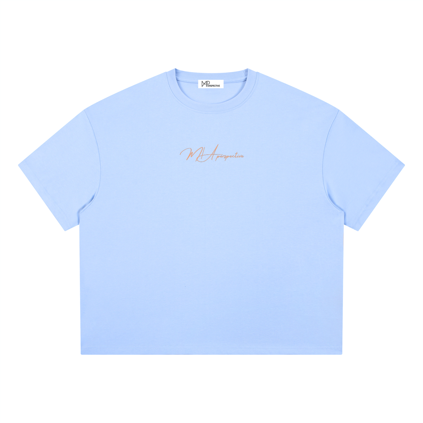 T-shirt boxy Coolmax - Orange coastline