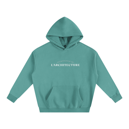 Hoodie oversize en molleton - Architecture - modèle 1