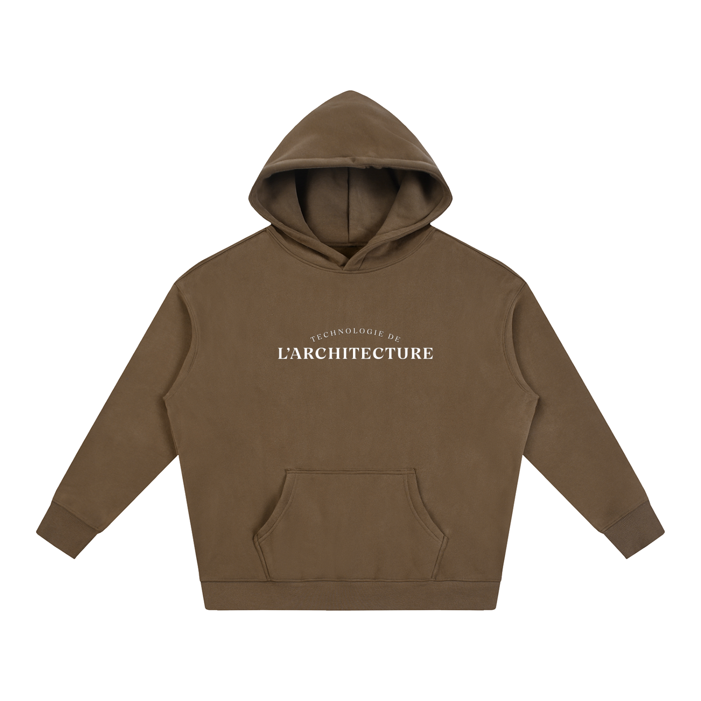 Oversize Fleeced Hoodie - MODÈLE_02