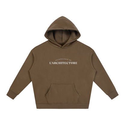Oversize Fleeced Hoodie - MODÈLE_02