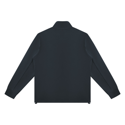 Unisex Stand Collar Jacket - Cozy season