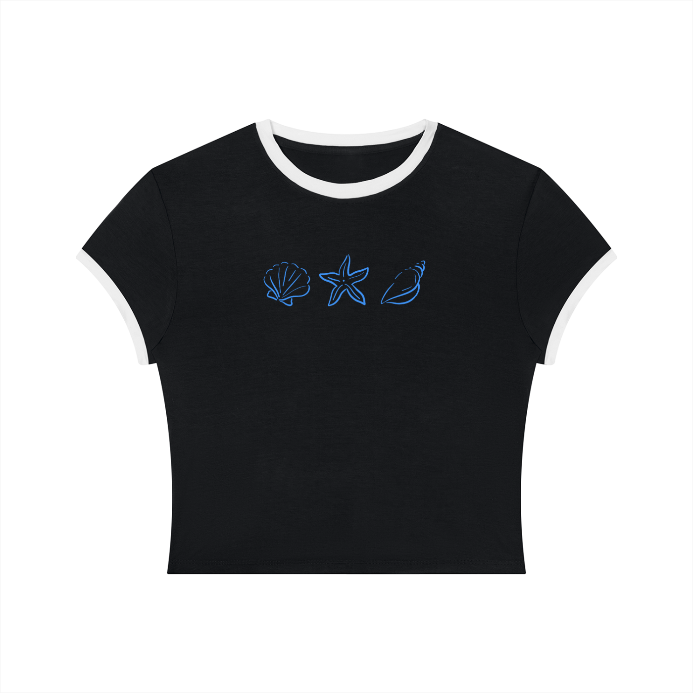 T-shirt ajusté pour femme - Coquillage