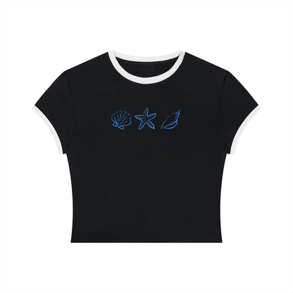 T-shirt ajusté pour femme - Coquillage