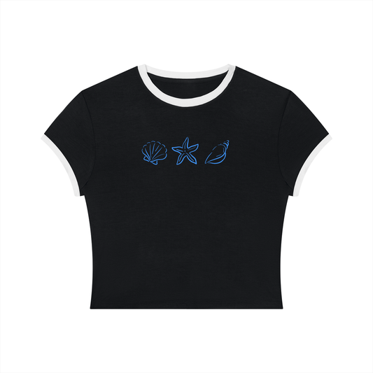 T-shirt ajusté pour femme - Coquillage