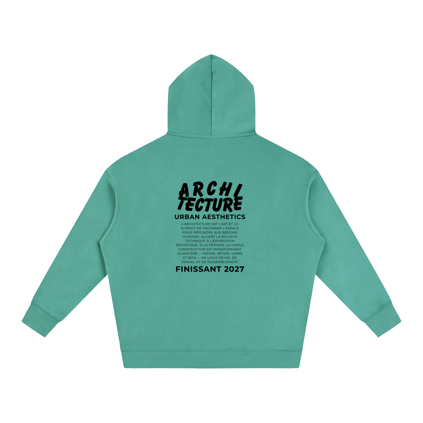 Oversized Fleece Hoodie - FINISSANT_MODÈLE_02