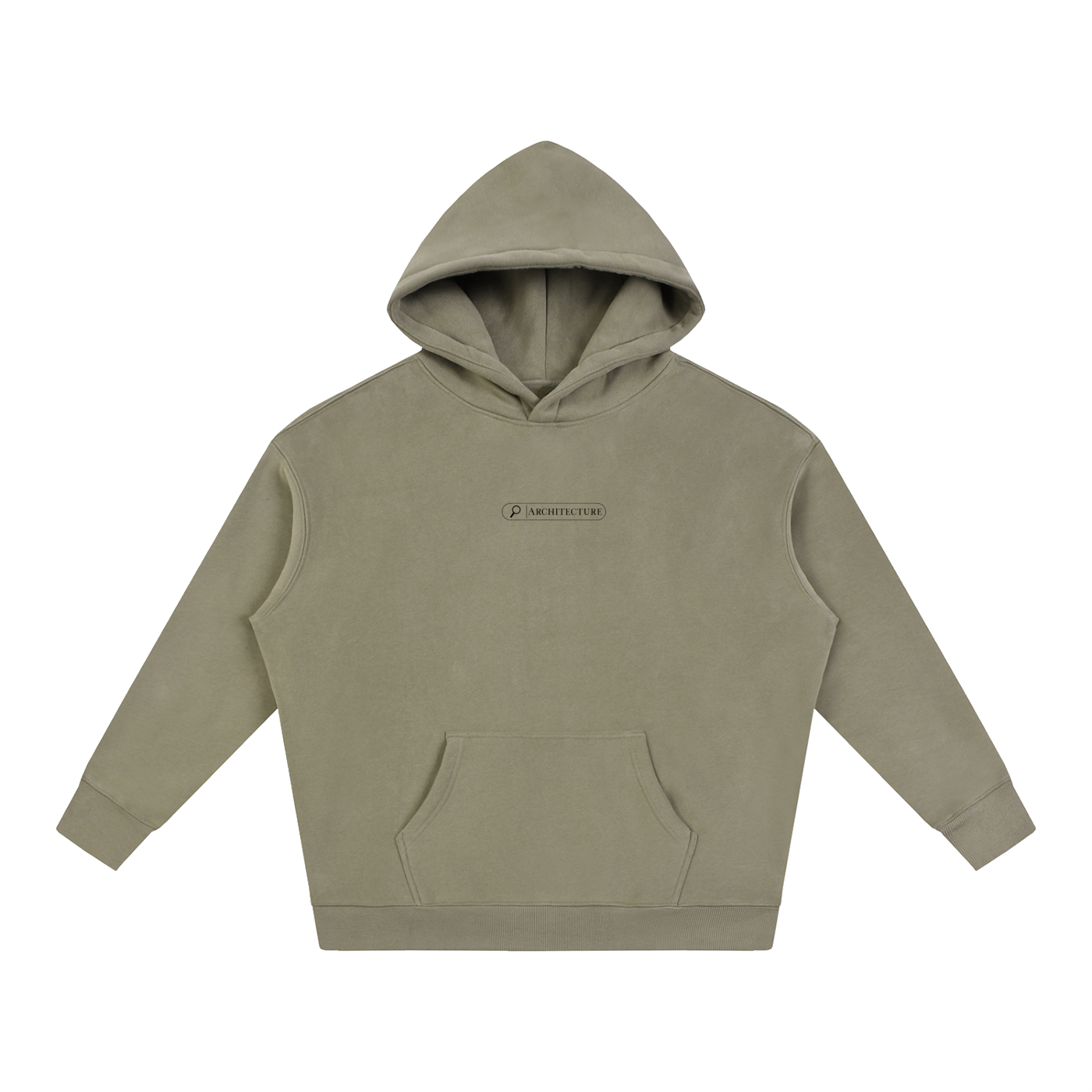 Oversize Fleeced Hoodie - MODÈLE_04