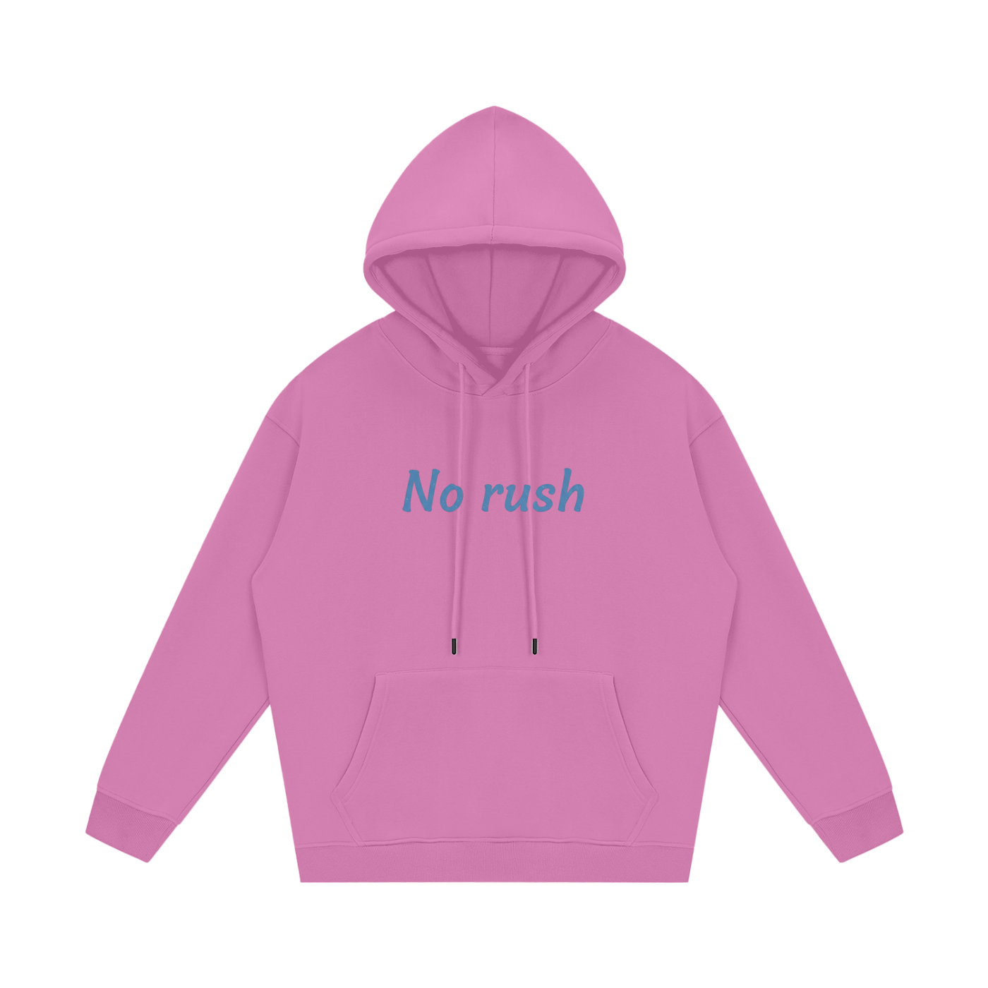 Hoodie streetwear unisexe en molleton - No rush