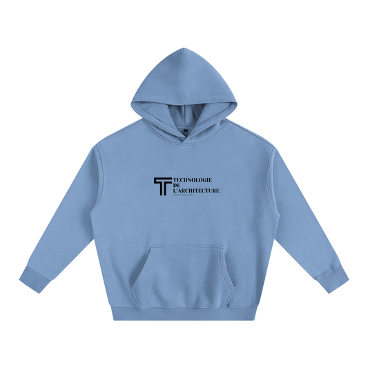 Hoodie oversize en molleton - Architecture - modèle 4