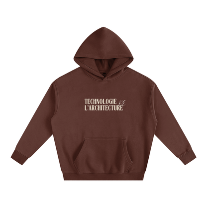 Hoodie oversize en molleton - Architecture - modèle 6