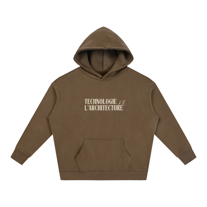 Oversize Fleeced Hoodie - MODÈLE_03