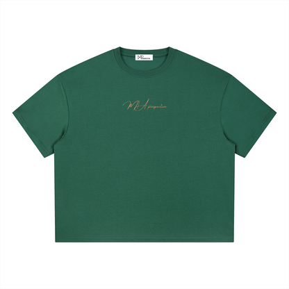 T-shirt boxy Coolmax - Orange coastline