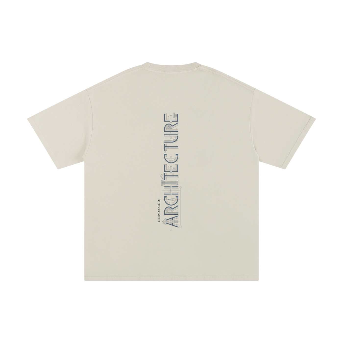 T-shirt unisexe en coton pur - Architecture - Modèle 3