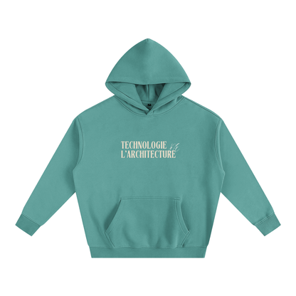 Hoodie oversize en molleton - Architecture - modèle 6