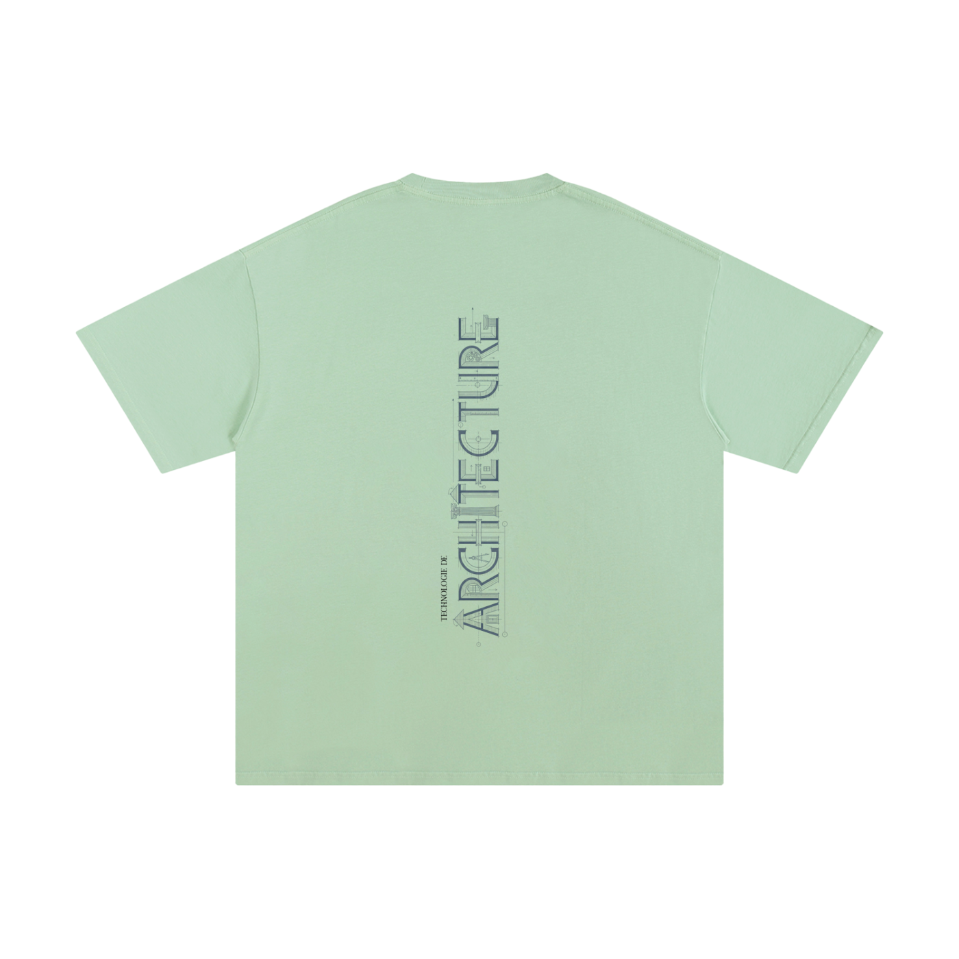 T-shirt unisexe en coton pur - Architecture - Modèle 3