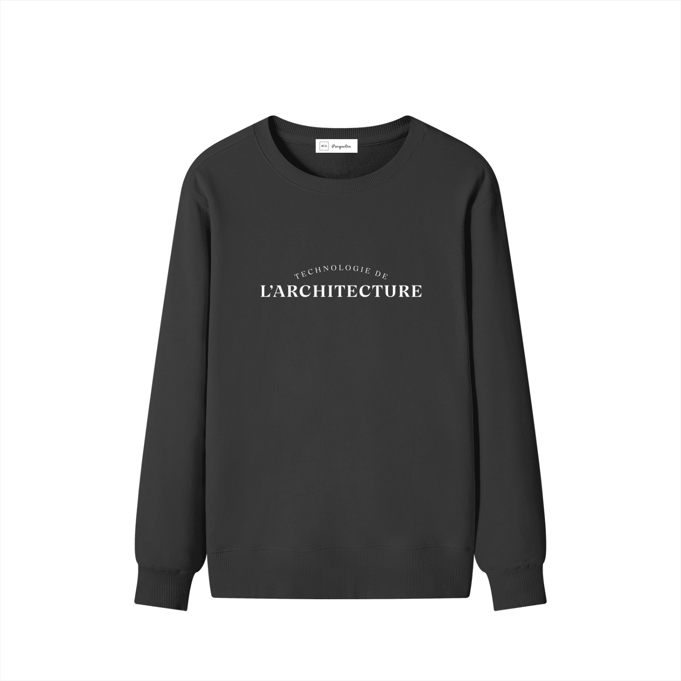 Chandail style Sweat-shirt unisexe en coton - Architecture - Modèle 1
