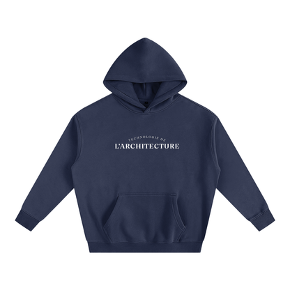 Hoodie oversize en molleton - Architecture - modèle 1