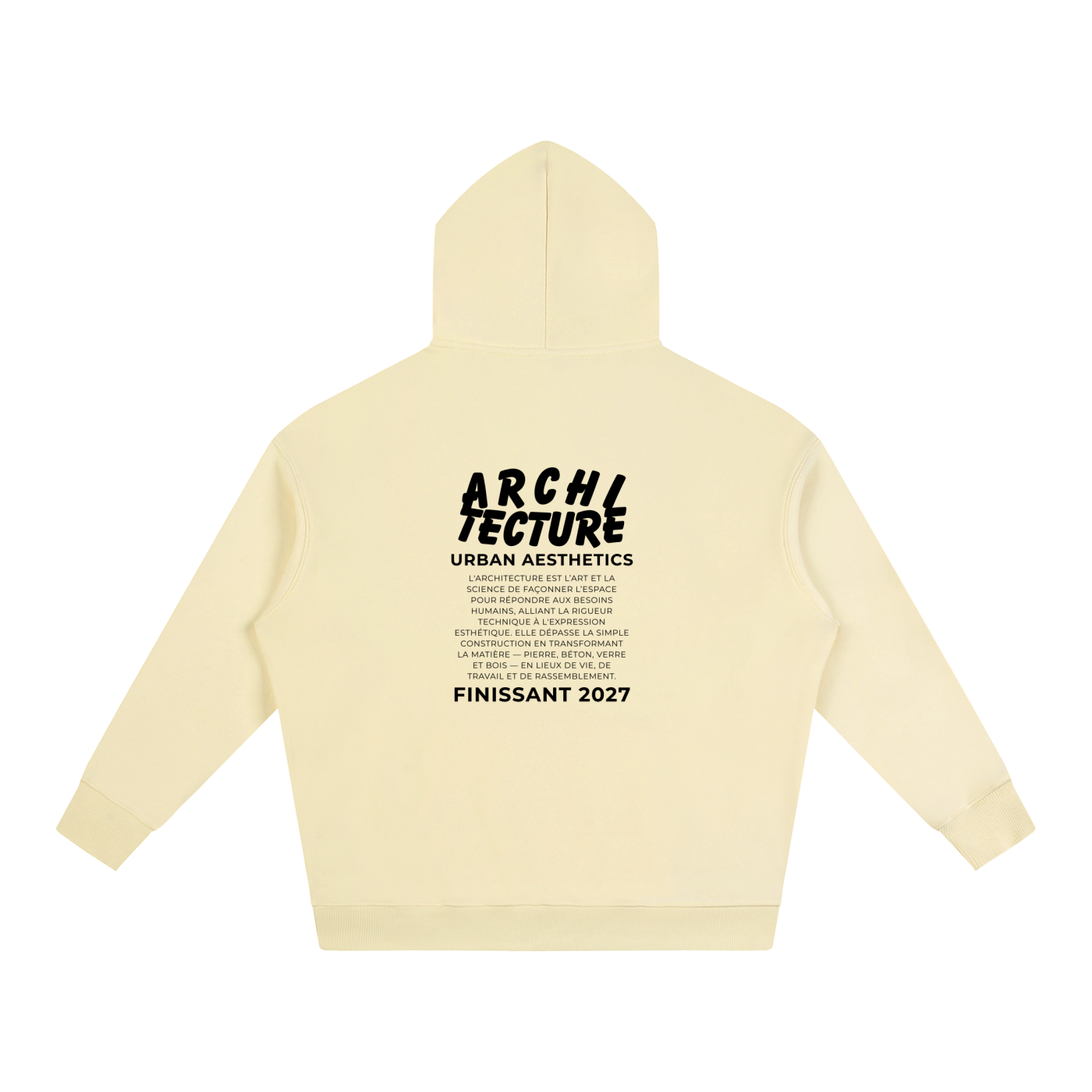 Oversized Fleece Hoodie - FINISSANT_MODÈLE_02