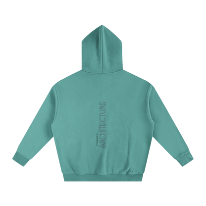 Hoodie oversize en molleton - Architecture - modèle 3