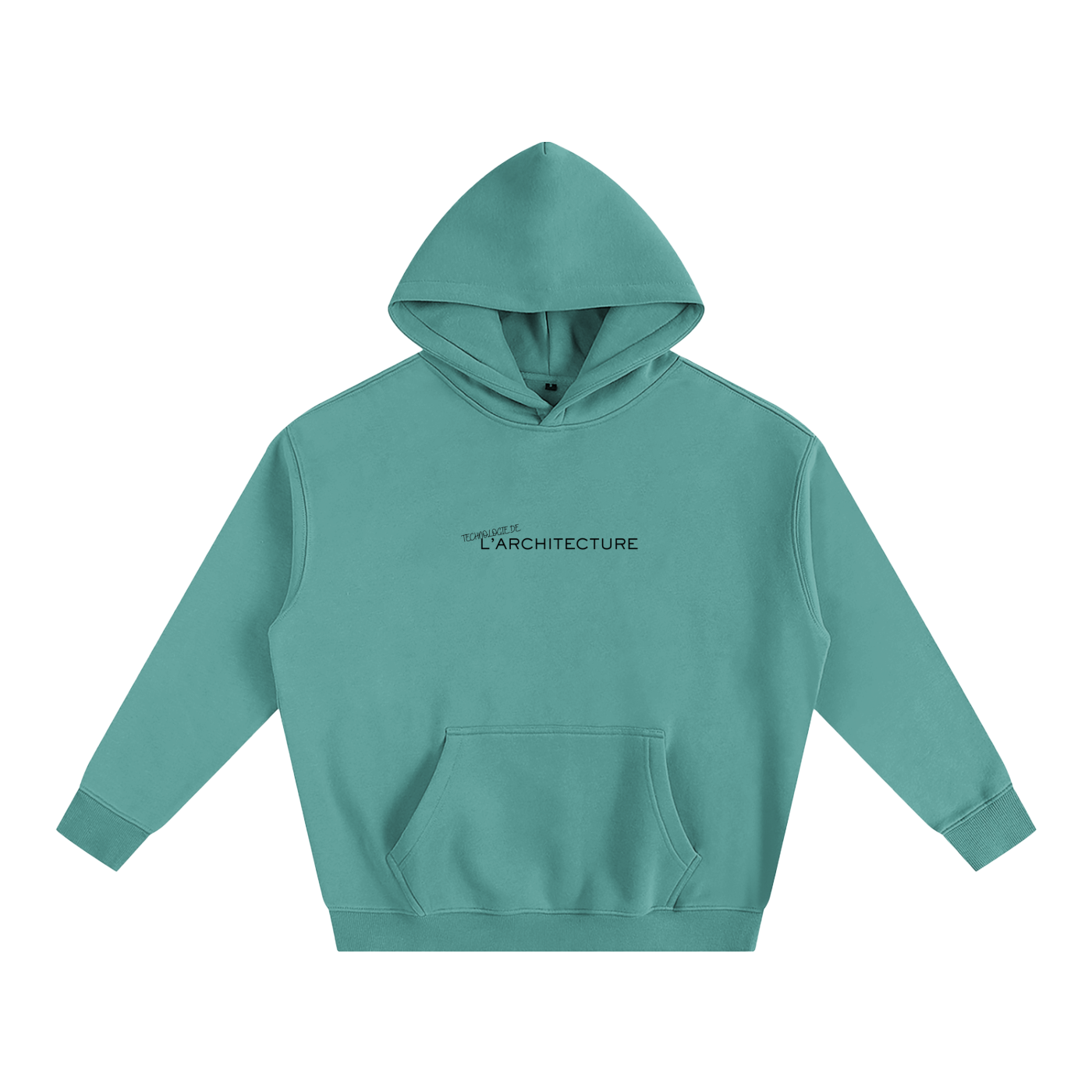 Hoodie oversize en molleton - Architecture - modèle 5