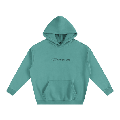 Hoodie oversize en molleton - Architecture - modèle 5