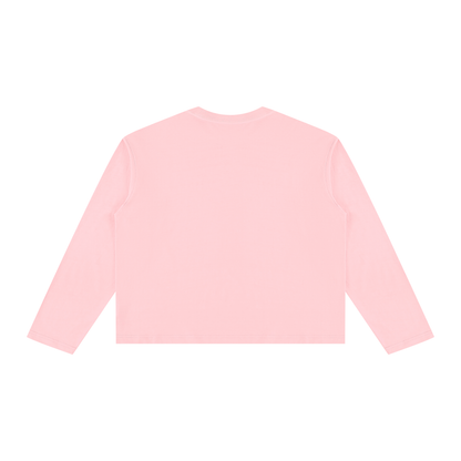 Unisex Vintage Wash Long Sleeve Boxy T-Shirt - I am an autumn