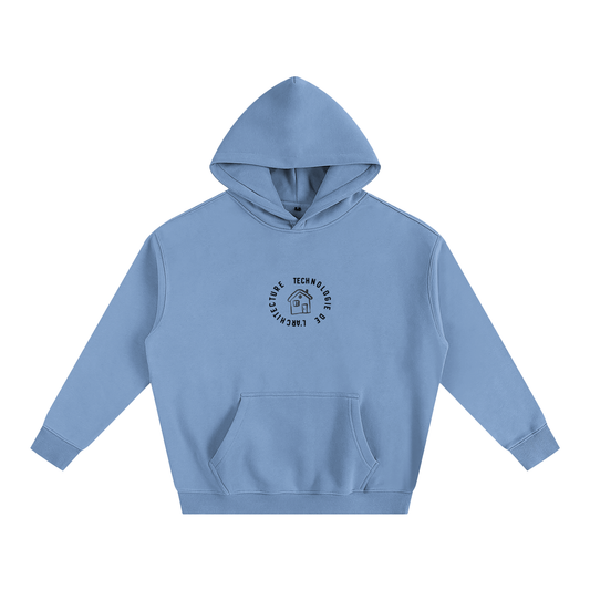 Hoodie oversize en molleton - Architecture - modèle 2