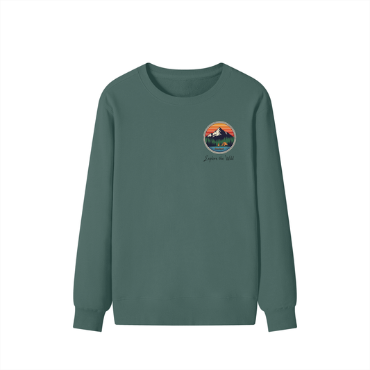 Sweat classique unisexe en coton - Explore the wild