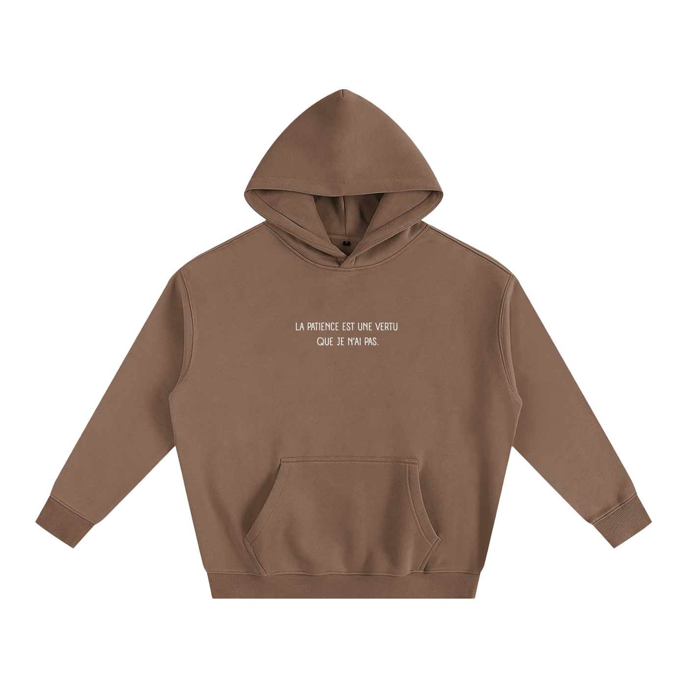 Hoodie oversize en molleton - Patience
