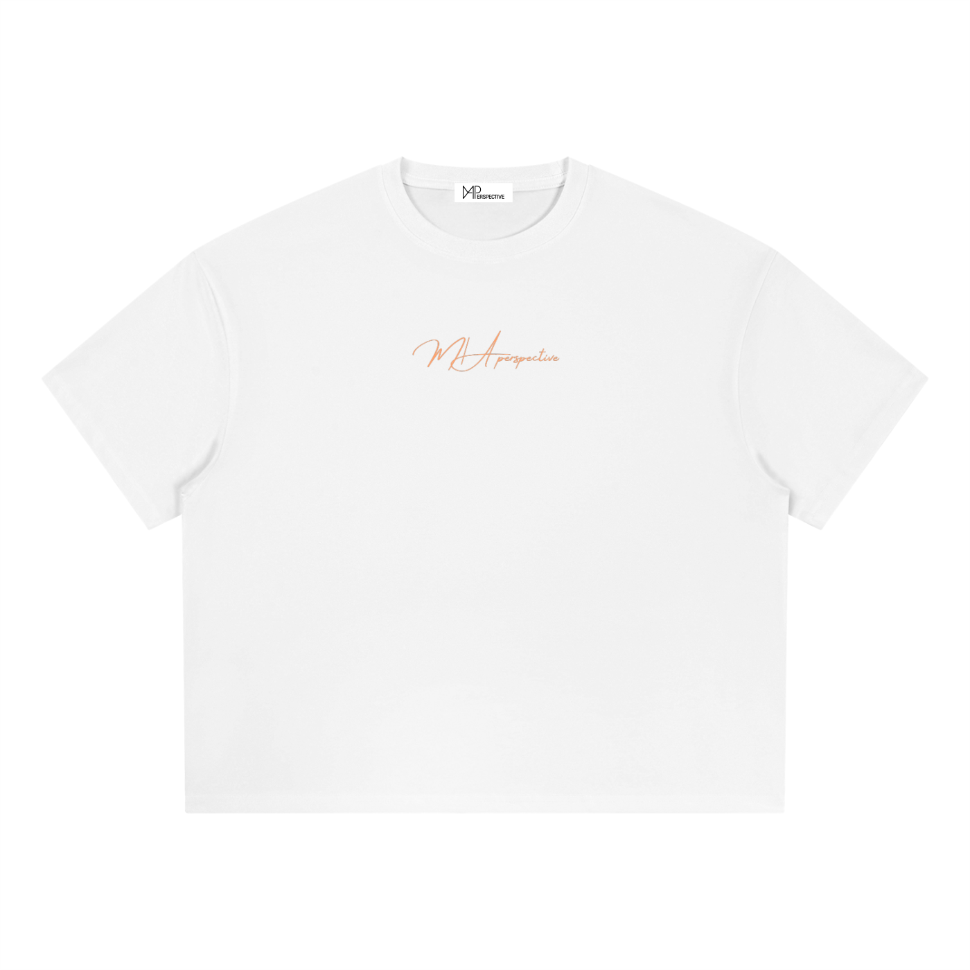T-shirt boxy Coolmax - Orange coastline