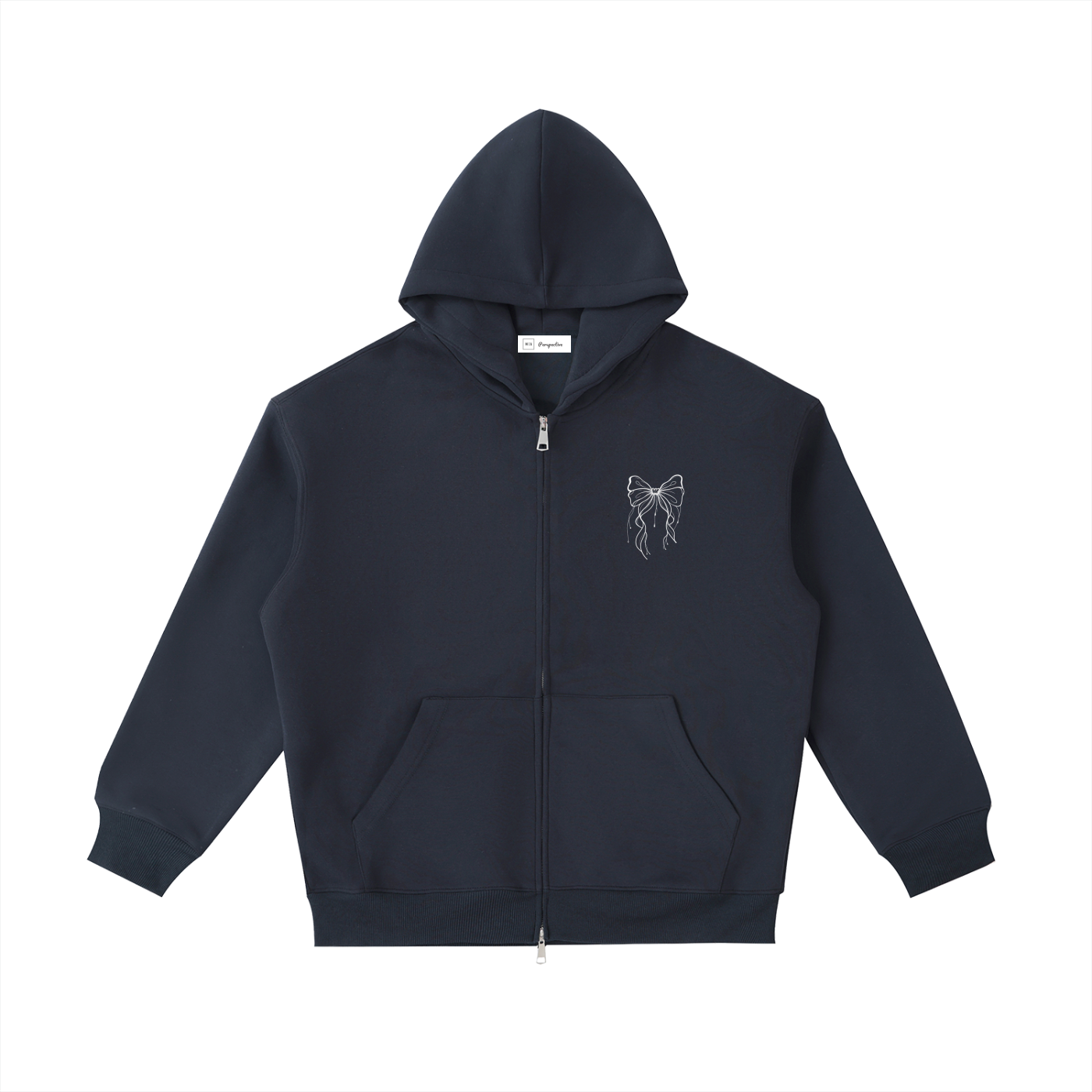 Hoodie Heavyweight essentiel à poche - Fleurs