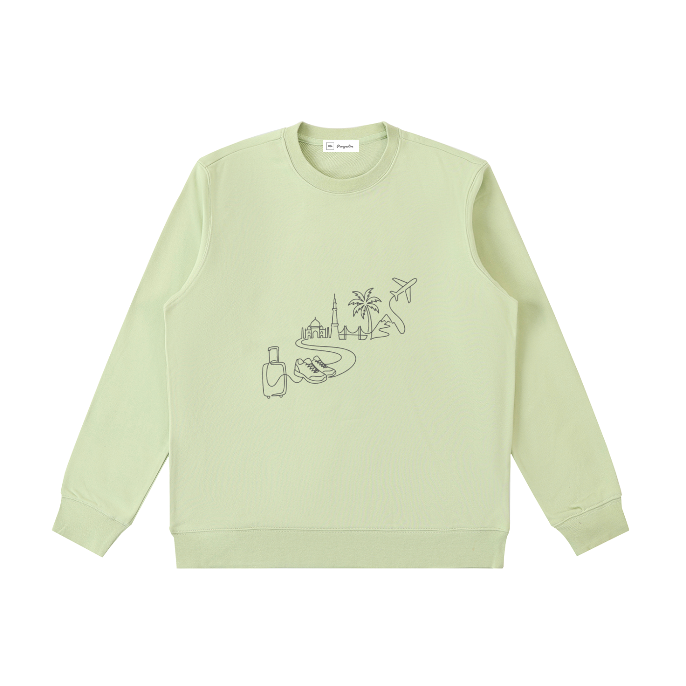 Crewneck essentiel Heavyweight - Voyage