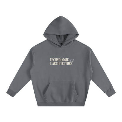 Hoodie oversize en molleton - Architecture - modèle 6