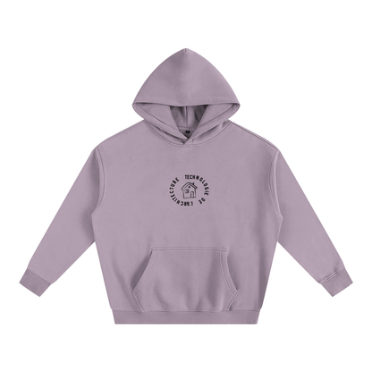 Hoodie oversize en molleton - Architecture - modèle 2